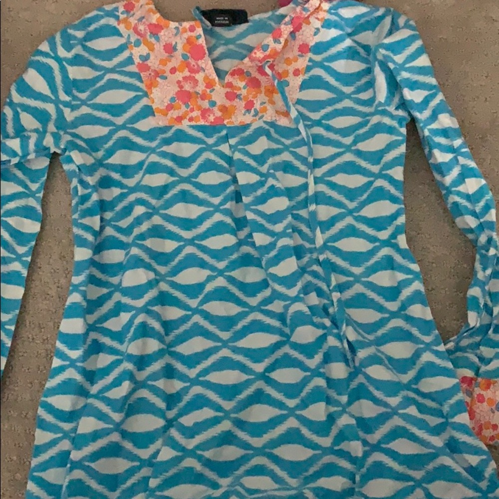 youth oscar de la renta swim cover up